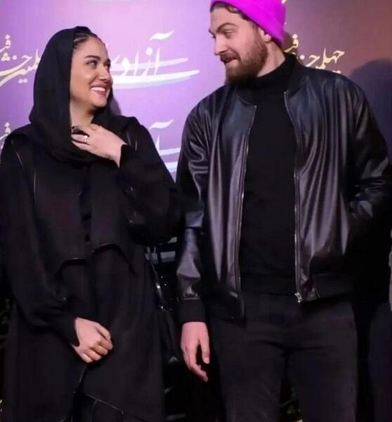 عکس جدید پریناز ایزدیار و همسرش