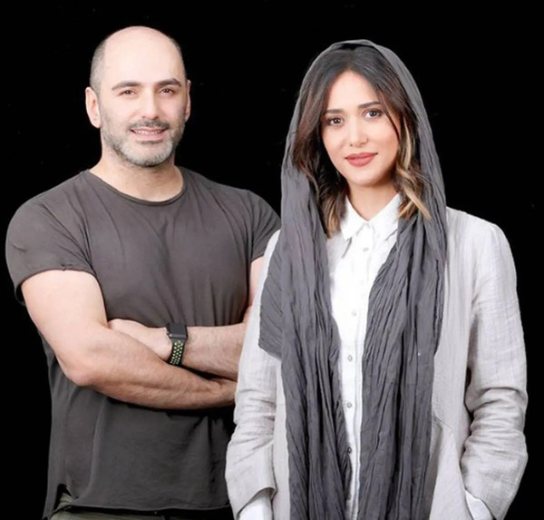 عکس جدید پریناز ایزدیار و همسرش