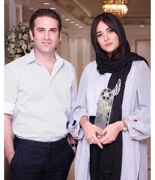عکس جدید پریناز ایزدیار و همسرش