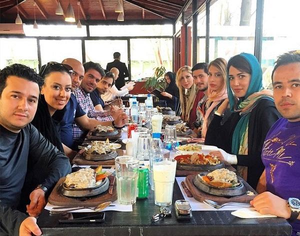 عکس جدید پریناز ایزدیار و همسرش