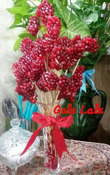 عکس شب یلدا انار