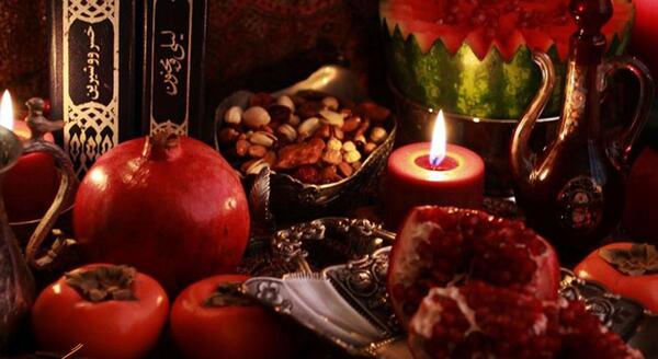 عکس شب یلدا انار