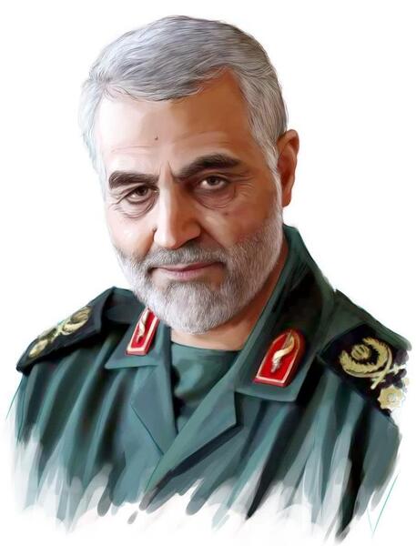 زیباترین عکس شهید سلیمانی