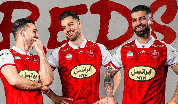 عکس پیراهن جدید پرسپولیس
