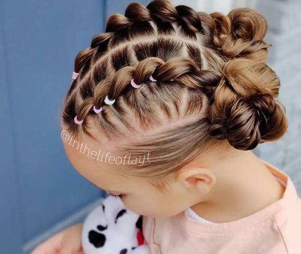 عکس بافت مو دختر بچه ساده