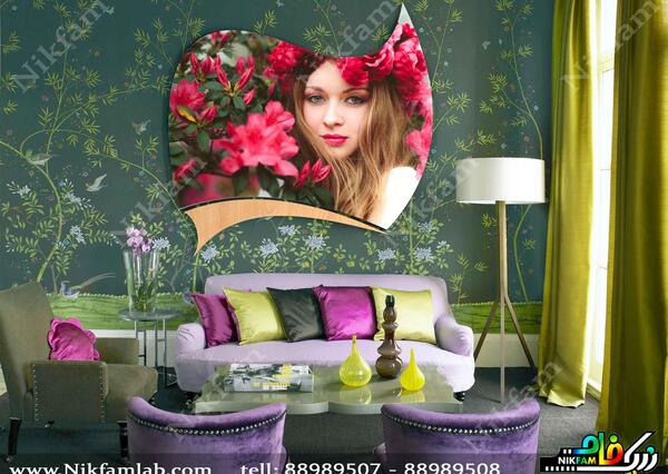 عکس کاغذ دیواری دخترانه برای اتاق