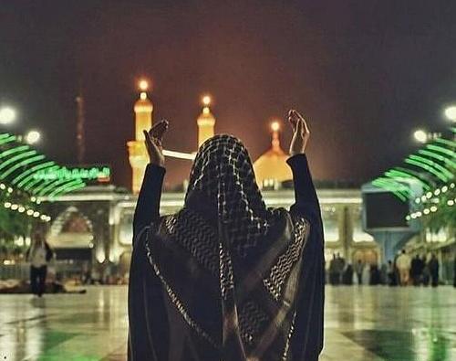 عکس دختر با حجاب در کربلا