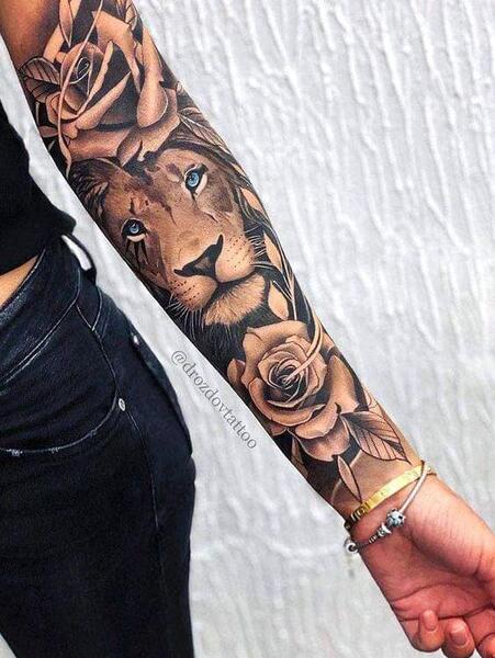عکس تاتو روی دست پسر