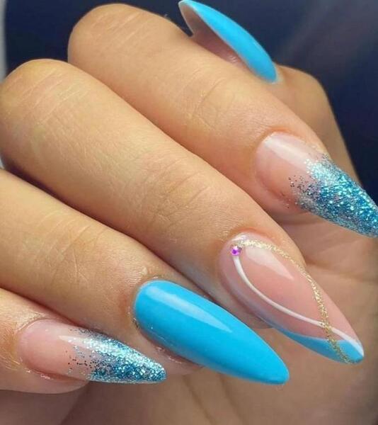 عکس طرح ناخن بلند