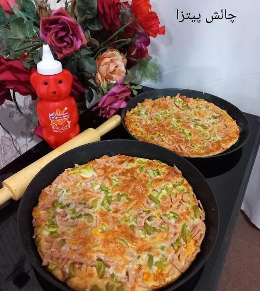 عکس چالش پیتزا