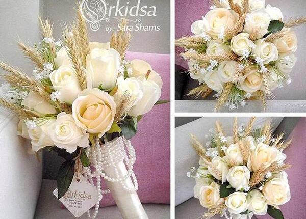 عکس دسته گل عروس شیک
