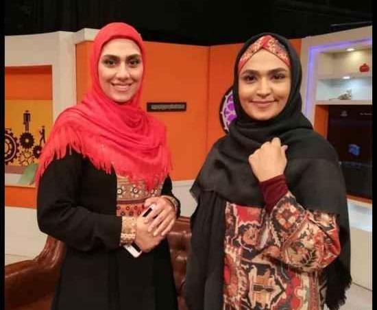 عکس مجری آشپزی با مامان