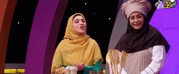 عکس مجری آشپزی با مامان