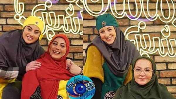 عکس مجری آشپزی با مامان