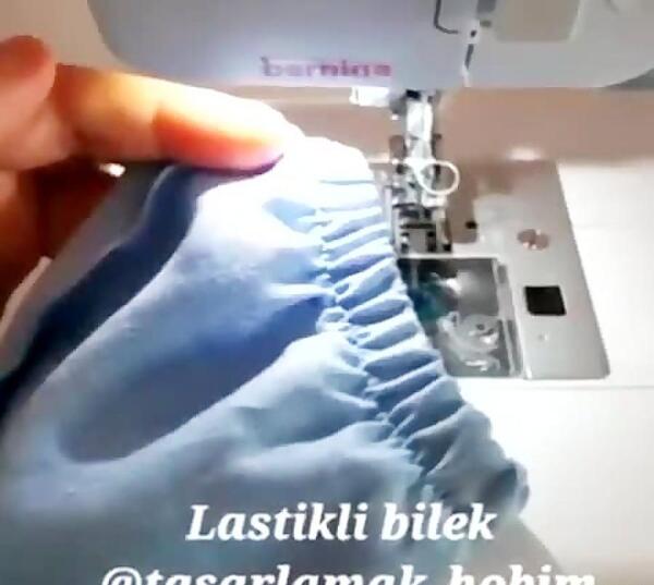 عکس آموزش دوخت مقنعه روحان