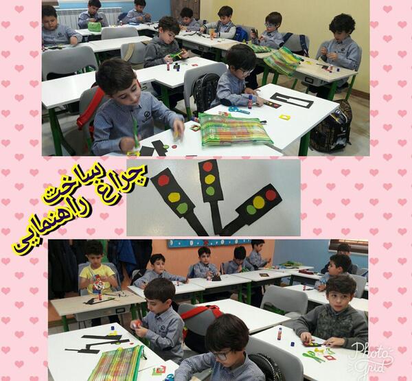 عکس ایده کاردستی چراغ راهنمایی