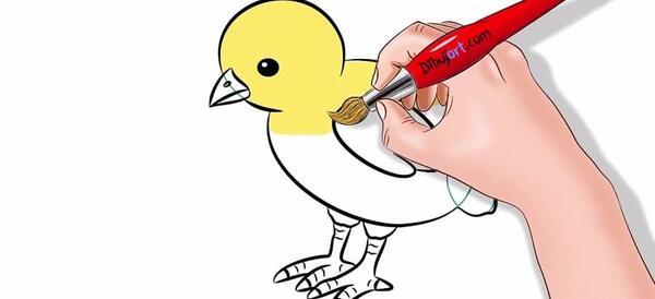 عکس نقاشی ساده و زیبا دختر کفشدوزکی