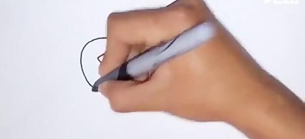 عکس نقاشی ساده و زیبا دختر کفشدوزکی