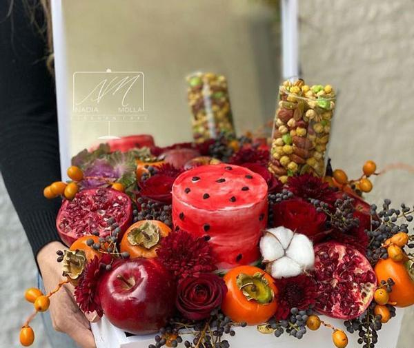 عکس میز شب یلدا شیک