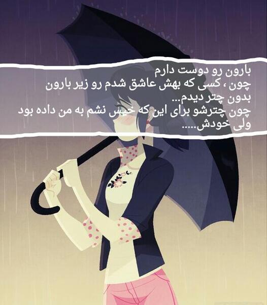 عکس نوشته ی طنز لیدی باگ