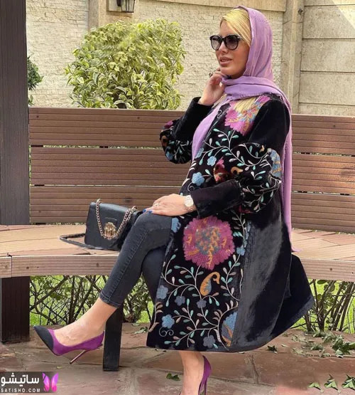 عکس مدل مانتو جلو باز ژاکارد