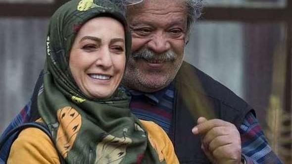 عکس شقایق دهقان و همسر