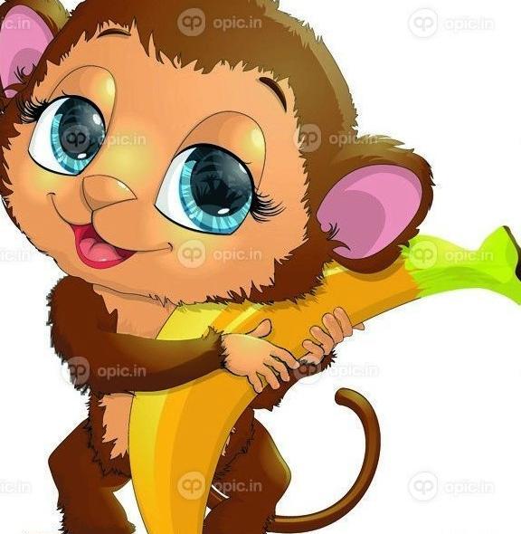 عکس میمون فانتزی و کارتونی