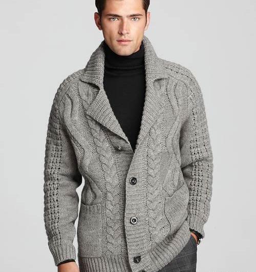 عکس پلیور بافتنی مردانه