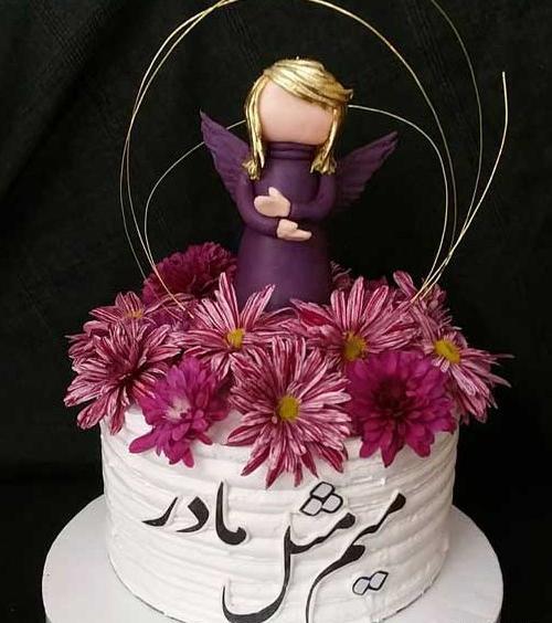 عکس روی کیک برای روز مادر