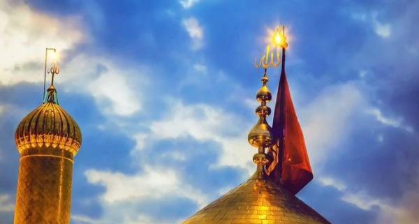 عکسی از گنبد امام حسین