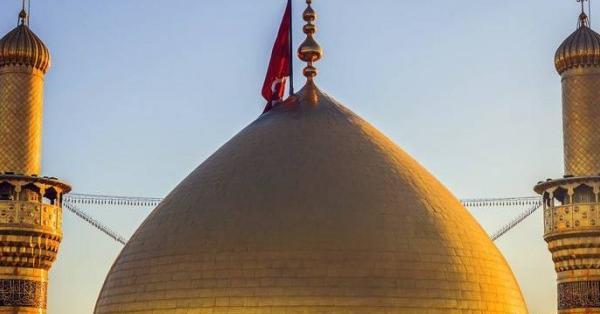 عکسی از گنبد امام حسین