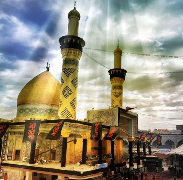 عکسی از گنبد امام حسین