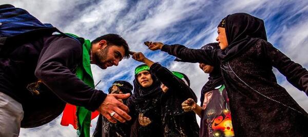 عکسی از گنبد امام حسین