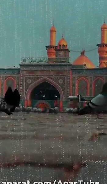 عکسی از گنبد امام حسین
