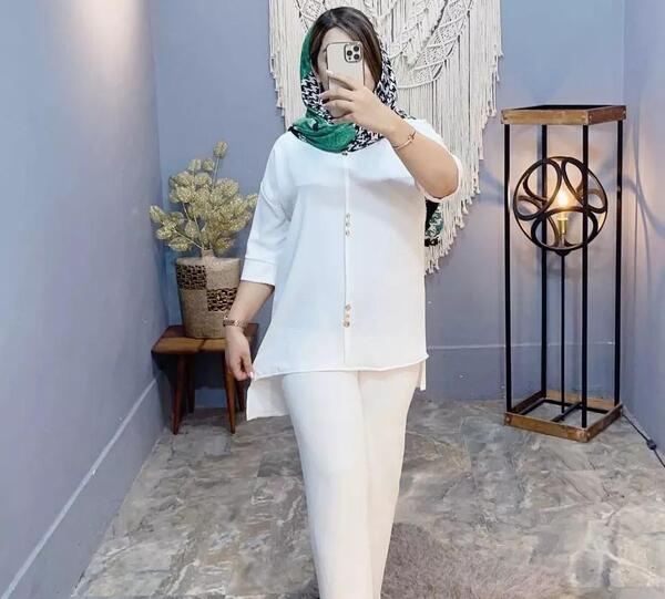 عکس ست پیراهن و شلوار زنانه