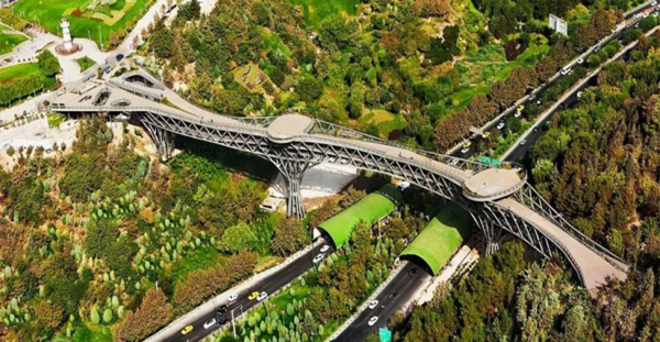 عکس واقعی پل طبیعت