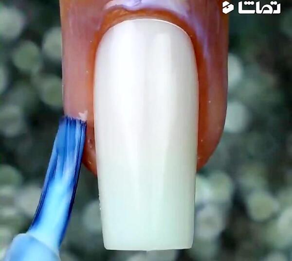 عکس ژلیش ناخن فرنچ