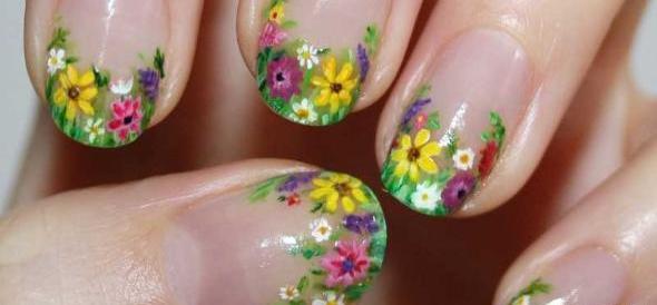 عکس ژلیش ناخن فرنچ