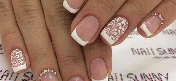 عکس ژلیش ناخن فرنچ