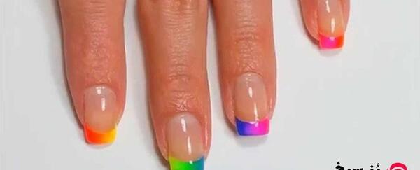 عکس ژلیش ناخن فرنچ