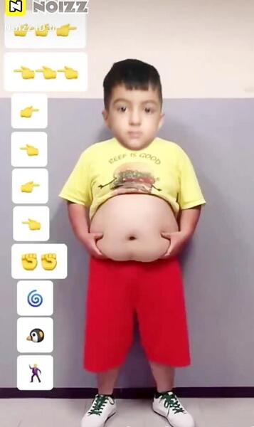 عکس نوشته خنده دار آدم چاق