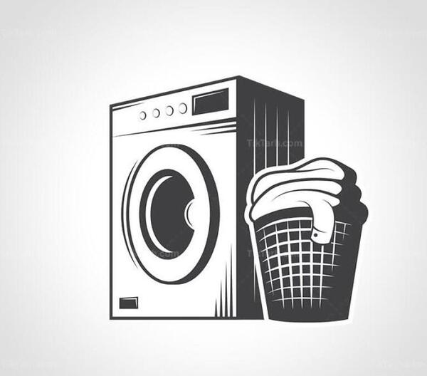 عکس نقاشی ساده ماشین ظرفشویی