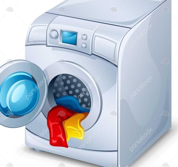 عکس نقاشی ساده ماشین ظرفشویی