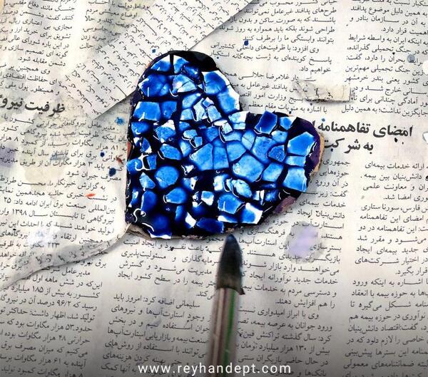 عکس قلب آبی برای پروفایل