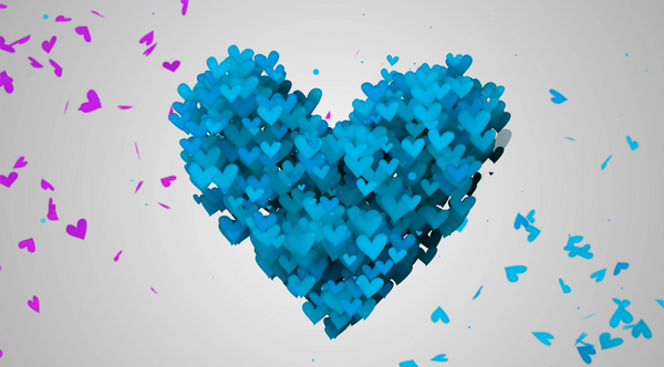 عکس قلب آبی برای پروفایل