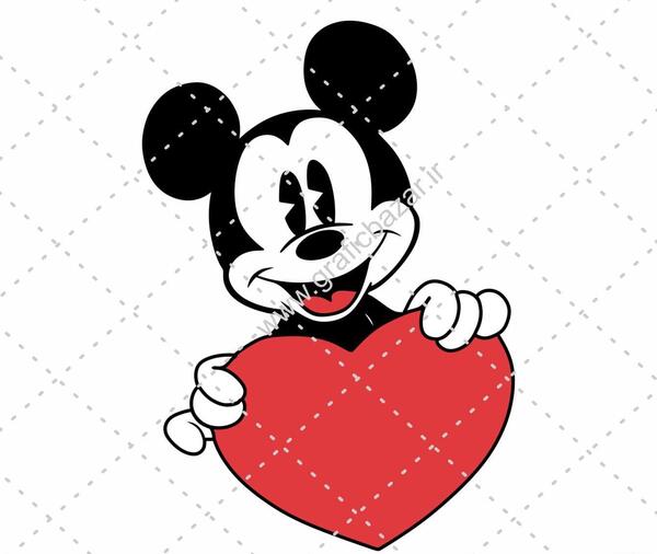 عکس گرافیکی میکی موس