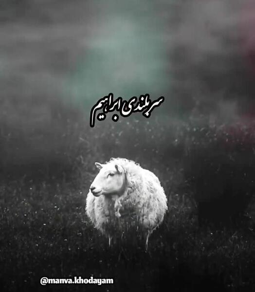 عکس نوشته پیشاپیش عید قربان مبارک