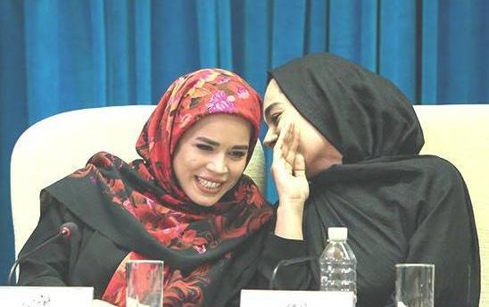 عکس های سانیا سالاری در پشت صحنه دلدادگان