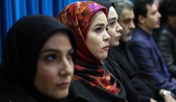 عکس های سانیا سالاری در پشت صحنه دلدادگان