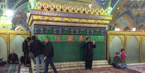 عکس ضریح چوبی
